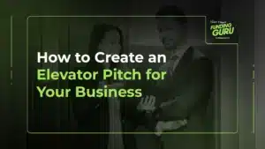 How to create an elevator pitch for your business